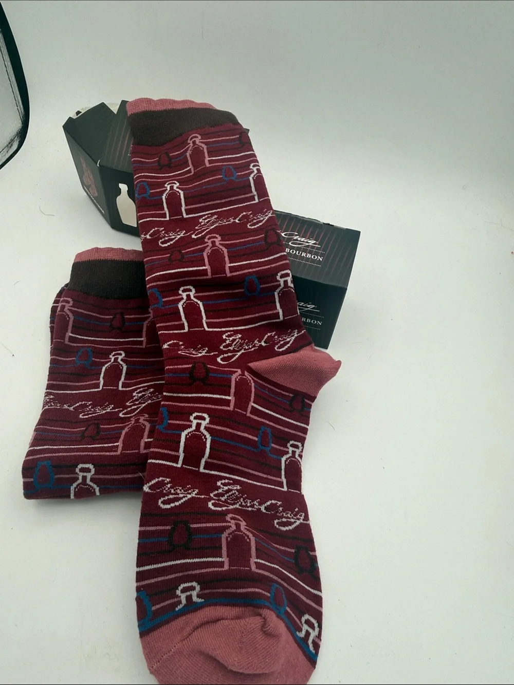 Elijah Craig Bourbon dress socks 2025 2 pairs New